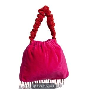 ❤️ Free People Vancouver Velvet Clutch Bag